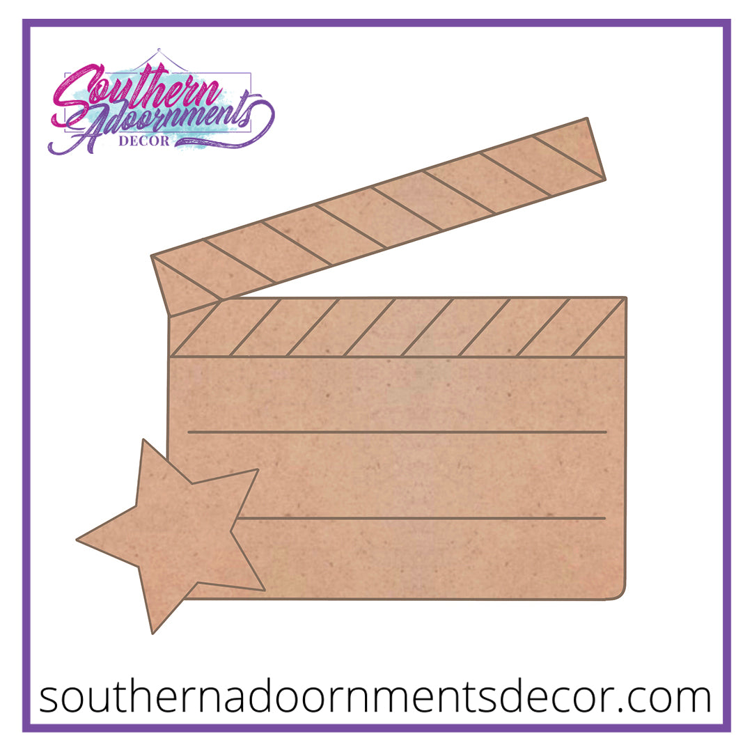 Movie Director Board Blank