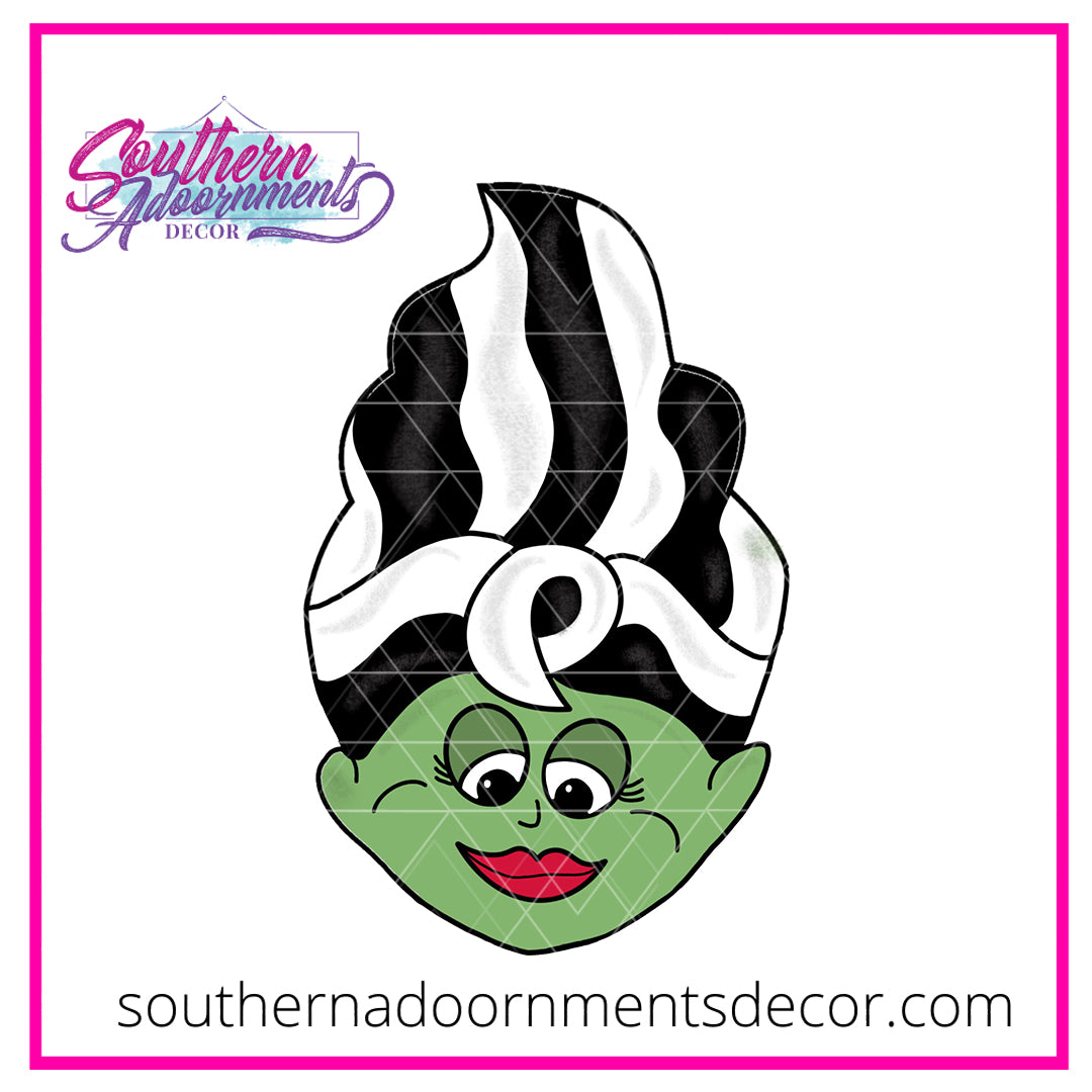 Mrs Frankenstein Wooden Blank