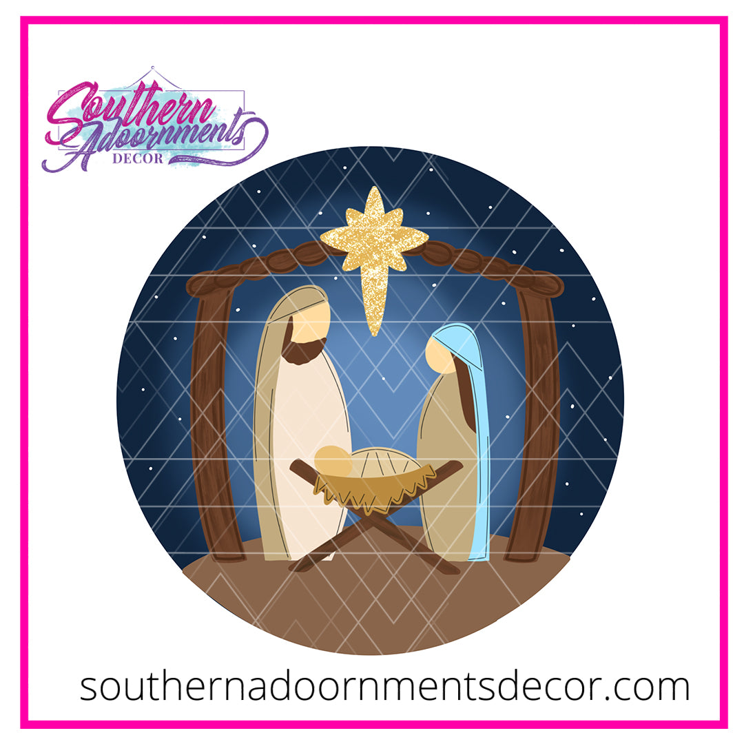 Nativity Scene Blank