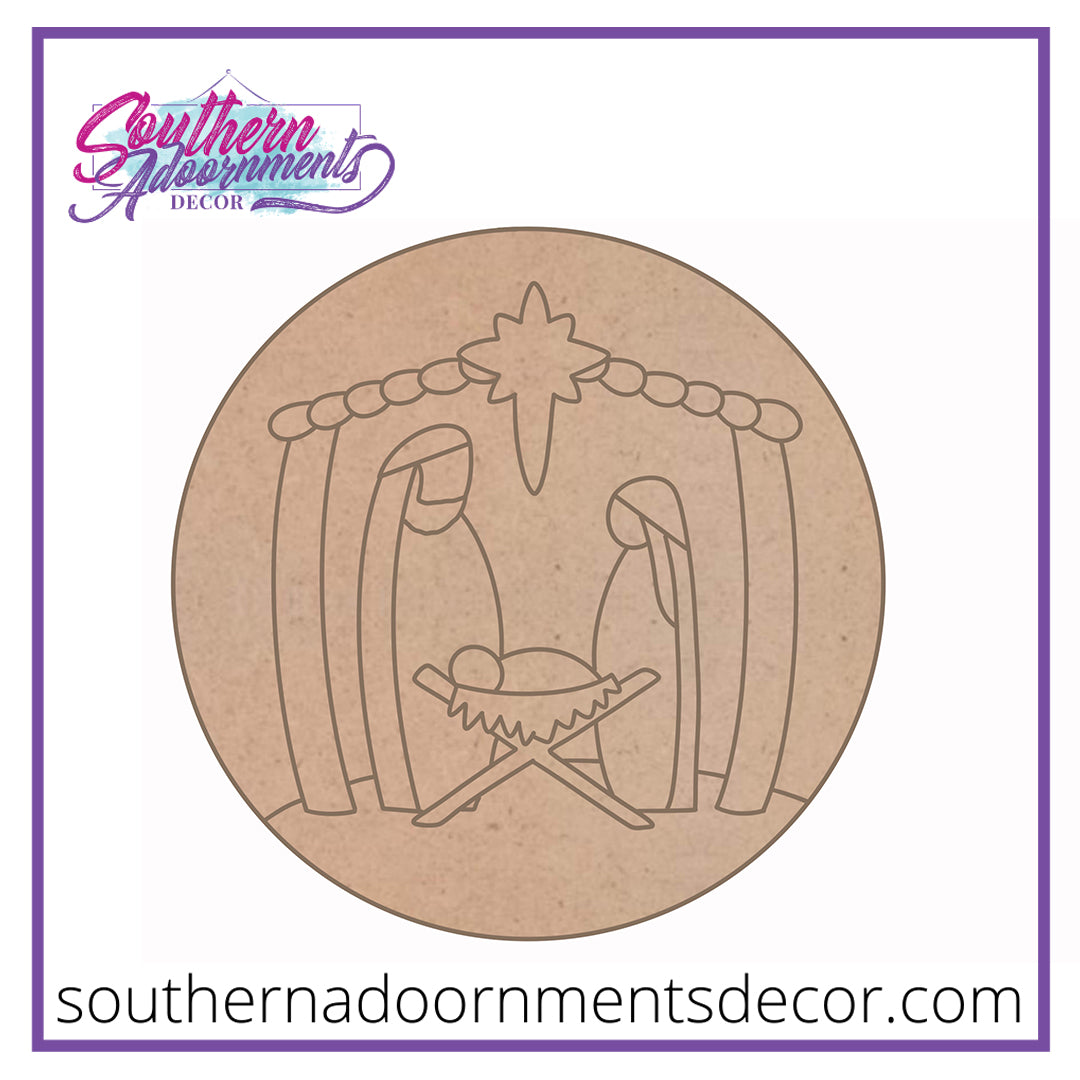 Nativity Scene Blank