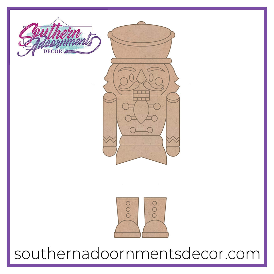 Nutcracker Ribbon Legs Blank