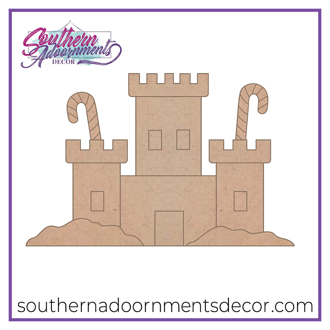 Peppermint Sandcastle Blank