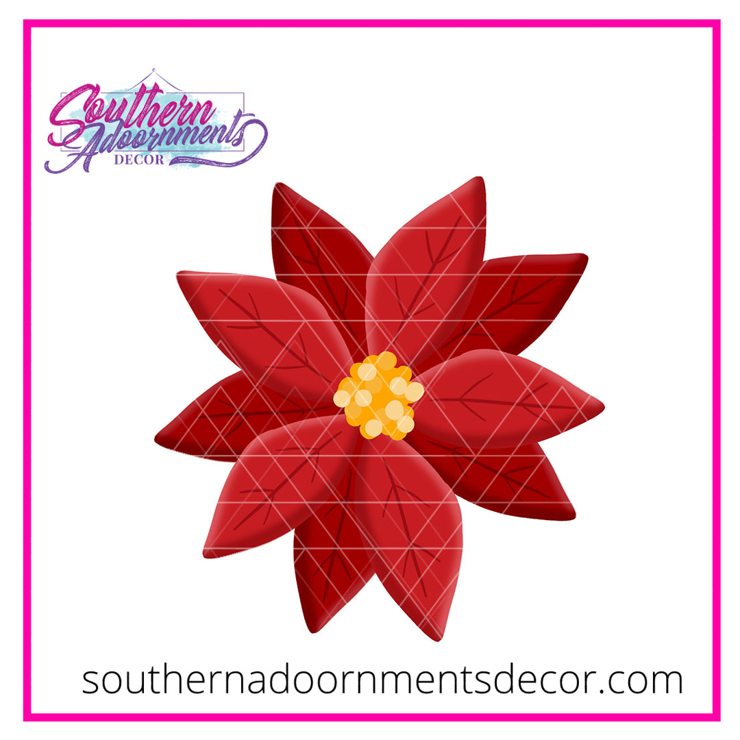 Poinsettia Blank