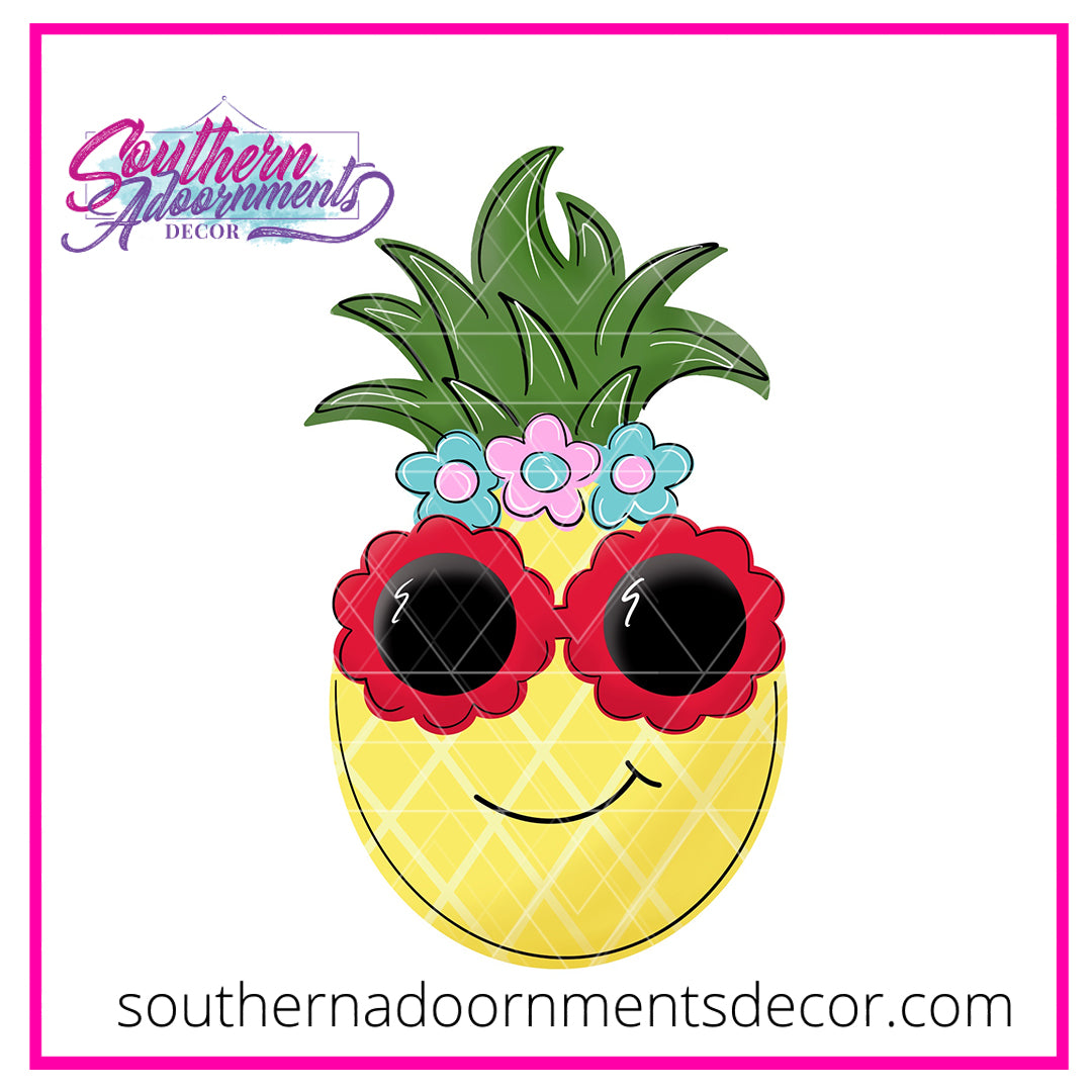 Sassy Pineapple Wood Blank