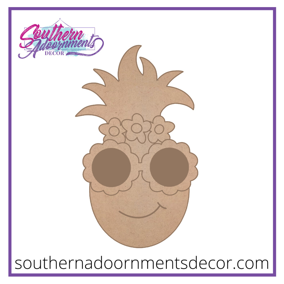 Sassy Pineapple Wood Blank