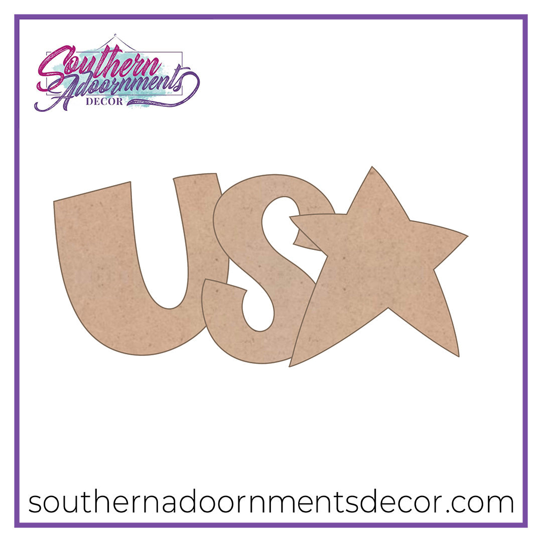 USA Star Blank