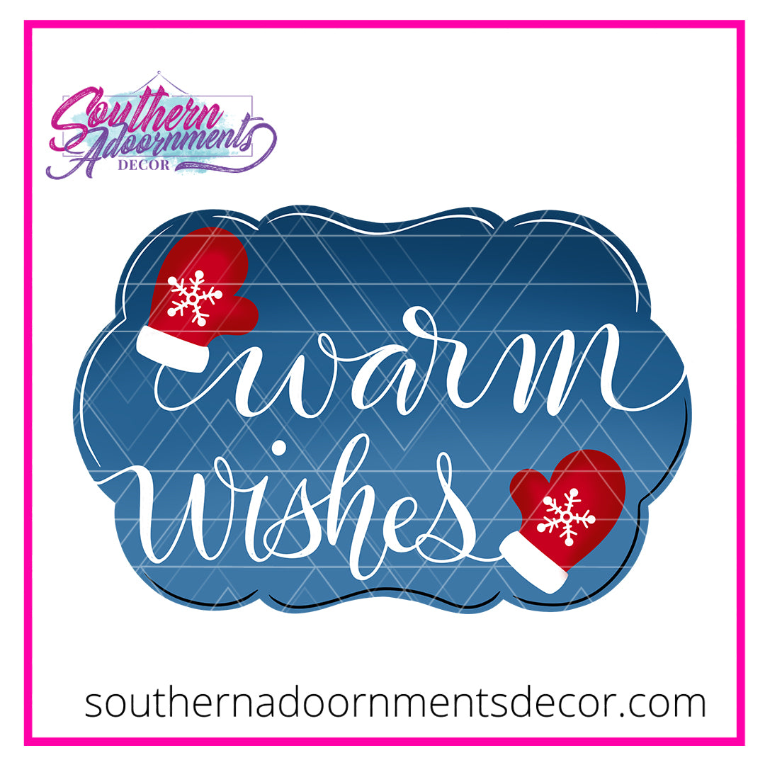 Warm Wishes Mittens Blank