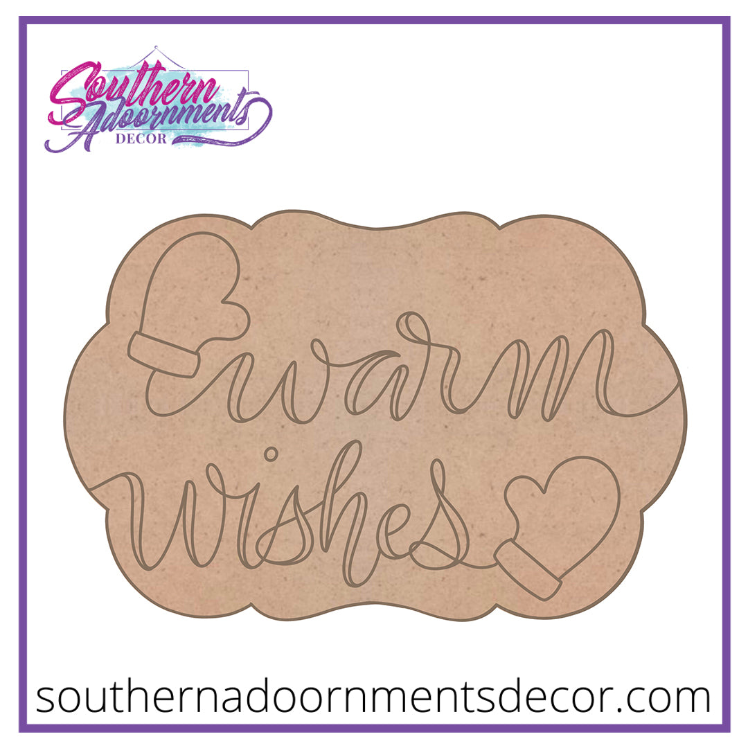 Warm Wishes Mittens Blank