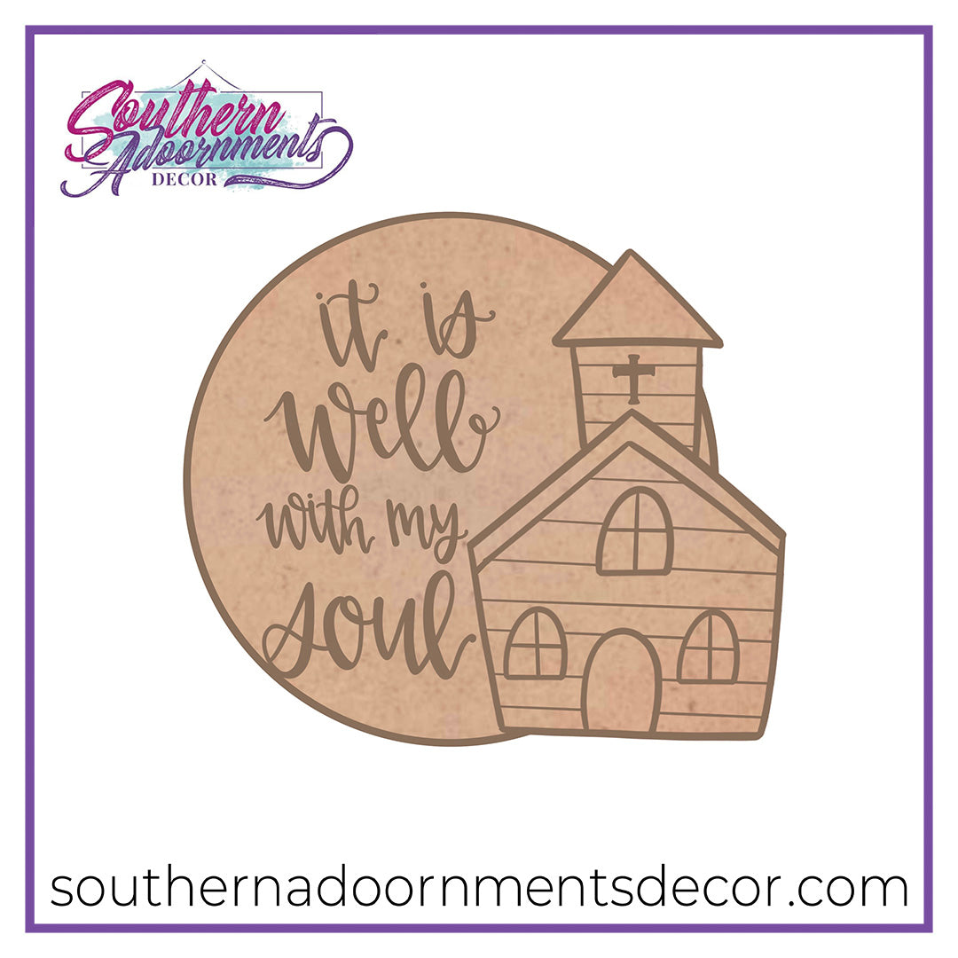 Well with My Soul Church Blank