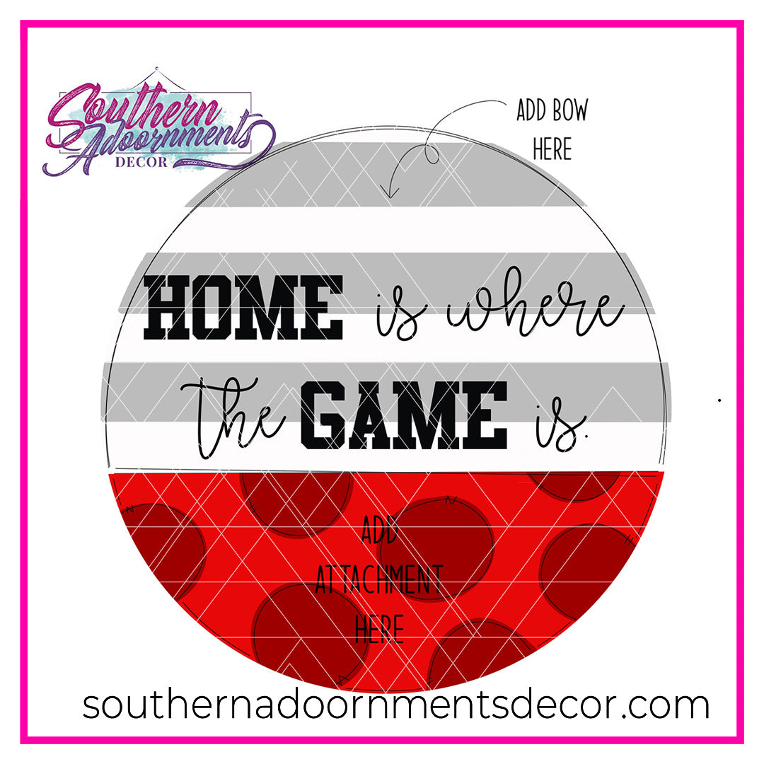 Sports Family Sign Template & Digital Cut File