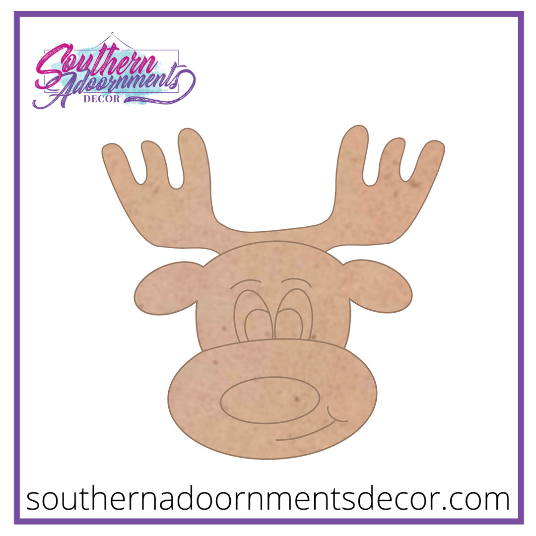 Whimsical Reindeer Blank