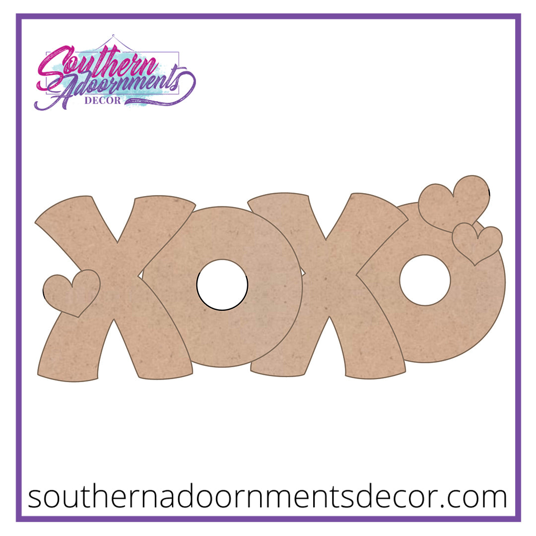 XOXO Hearts Blank