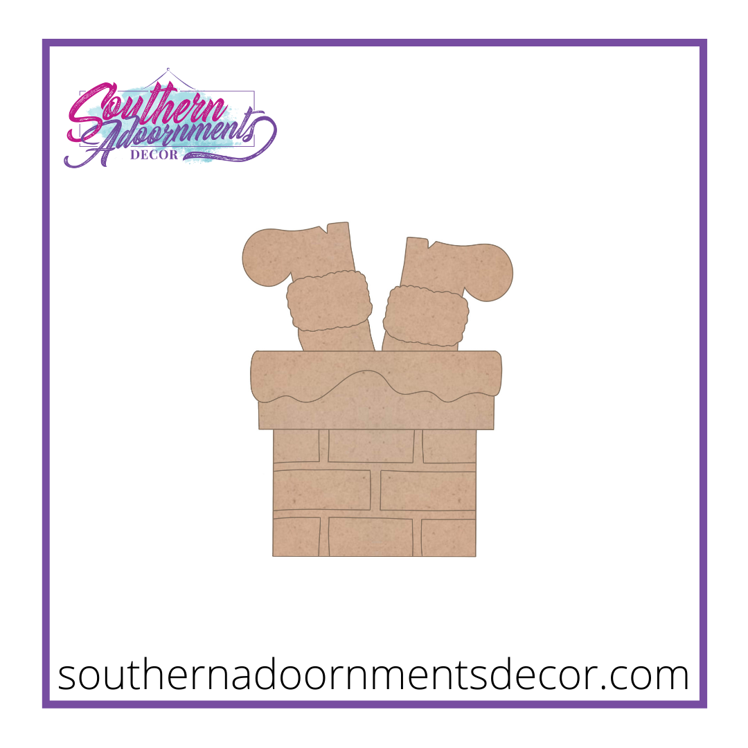 Chimney Santa Blank