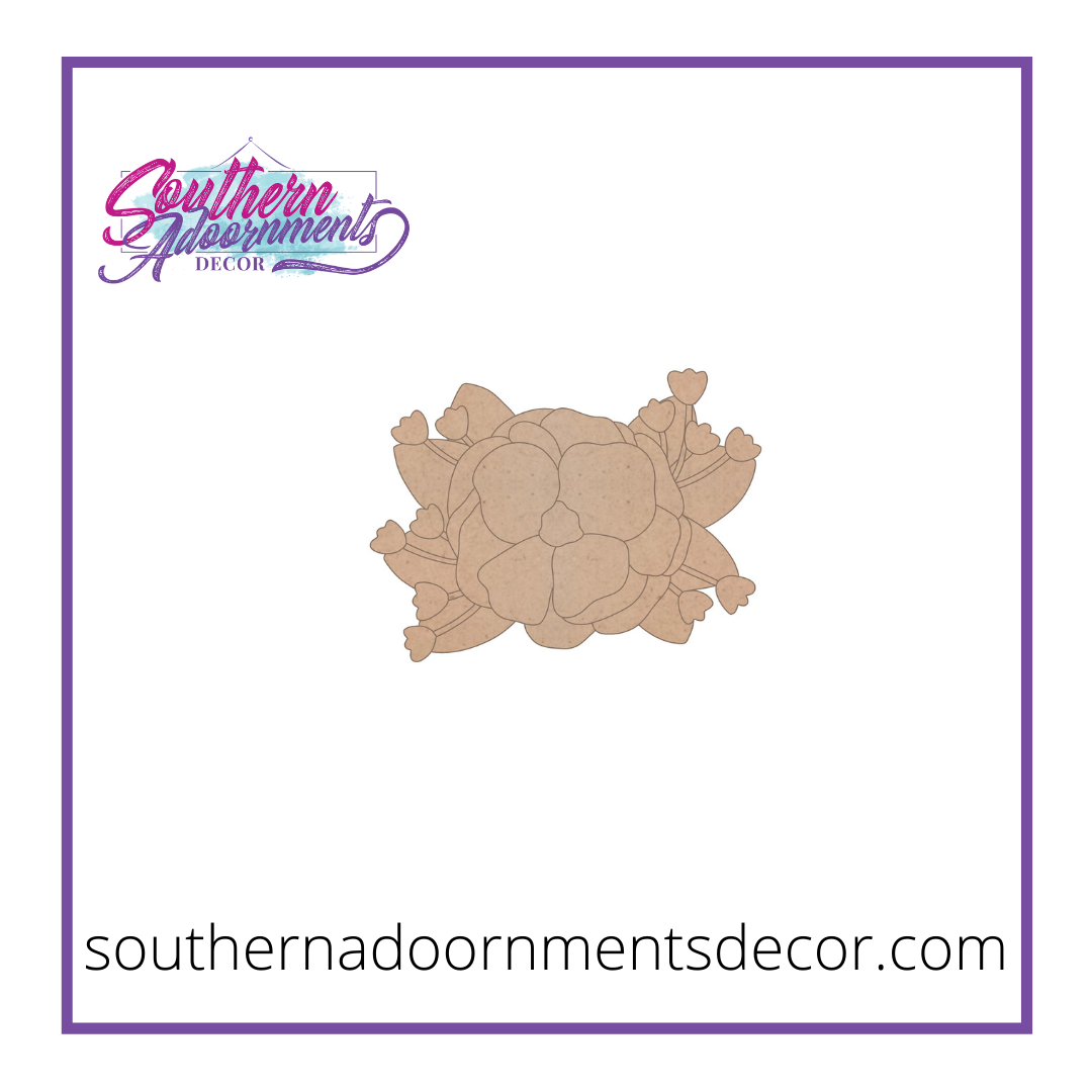 Tropical Flower Blank