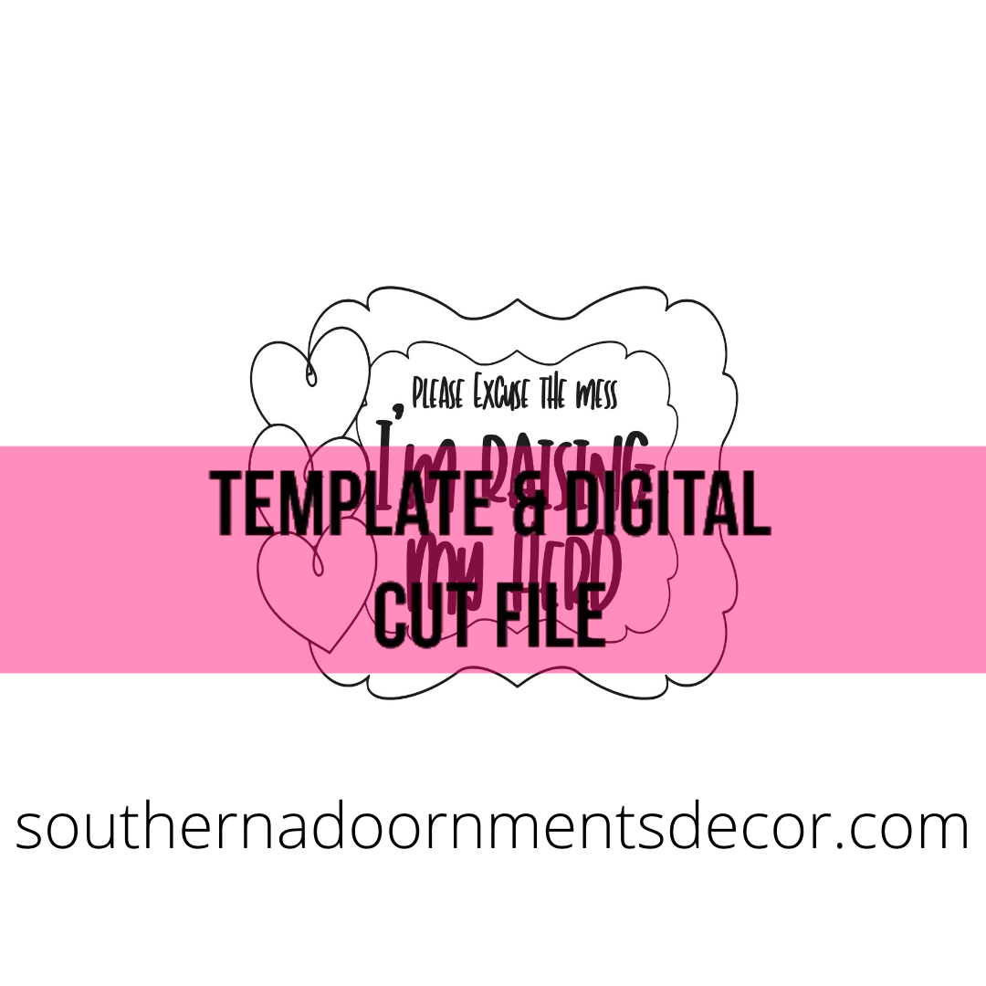Raising My Herd Template & Digital Cut File