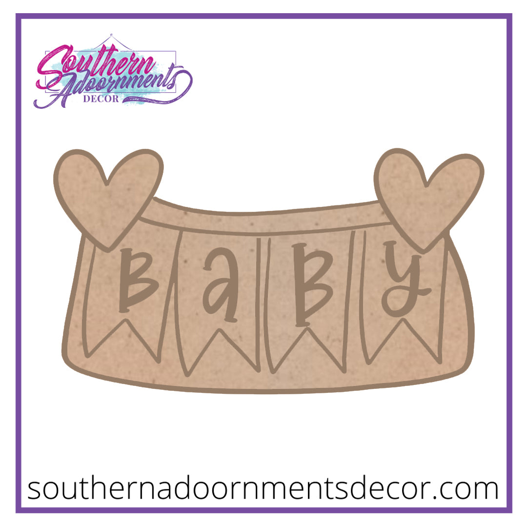 Baby Banner Blank