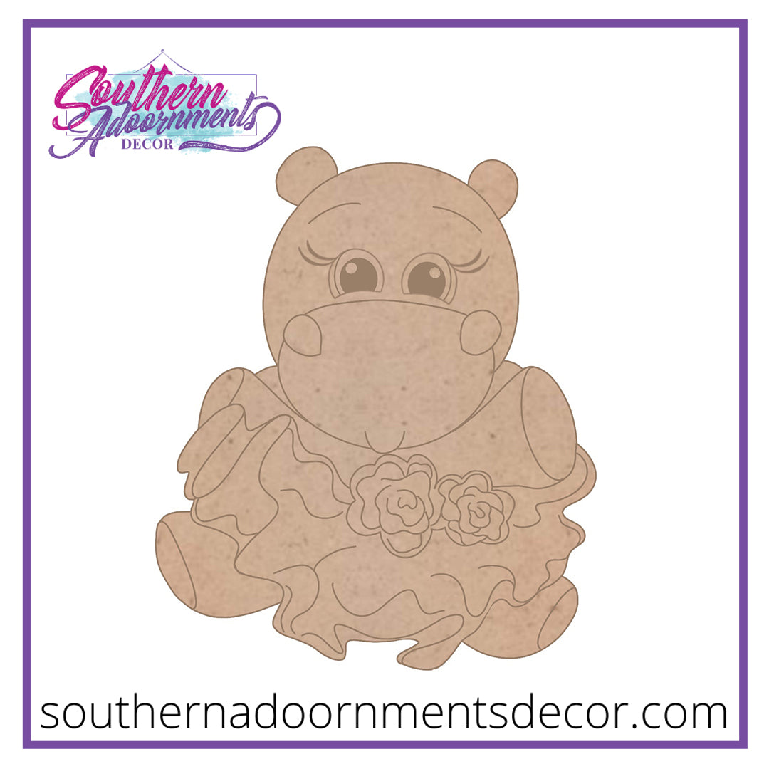 Baby Hippo Blank