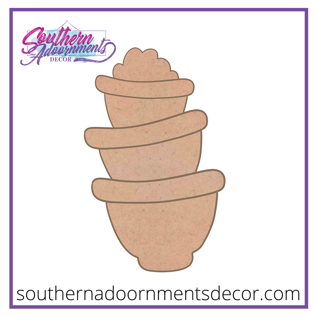 Baking Bowls Stacked Blank