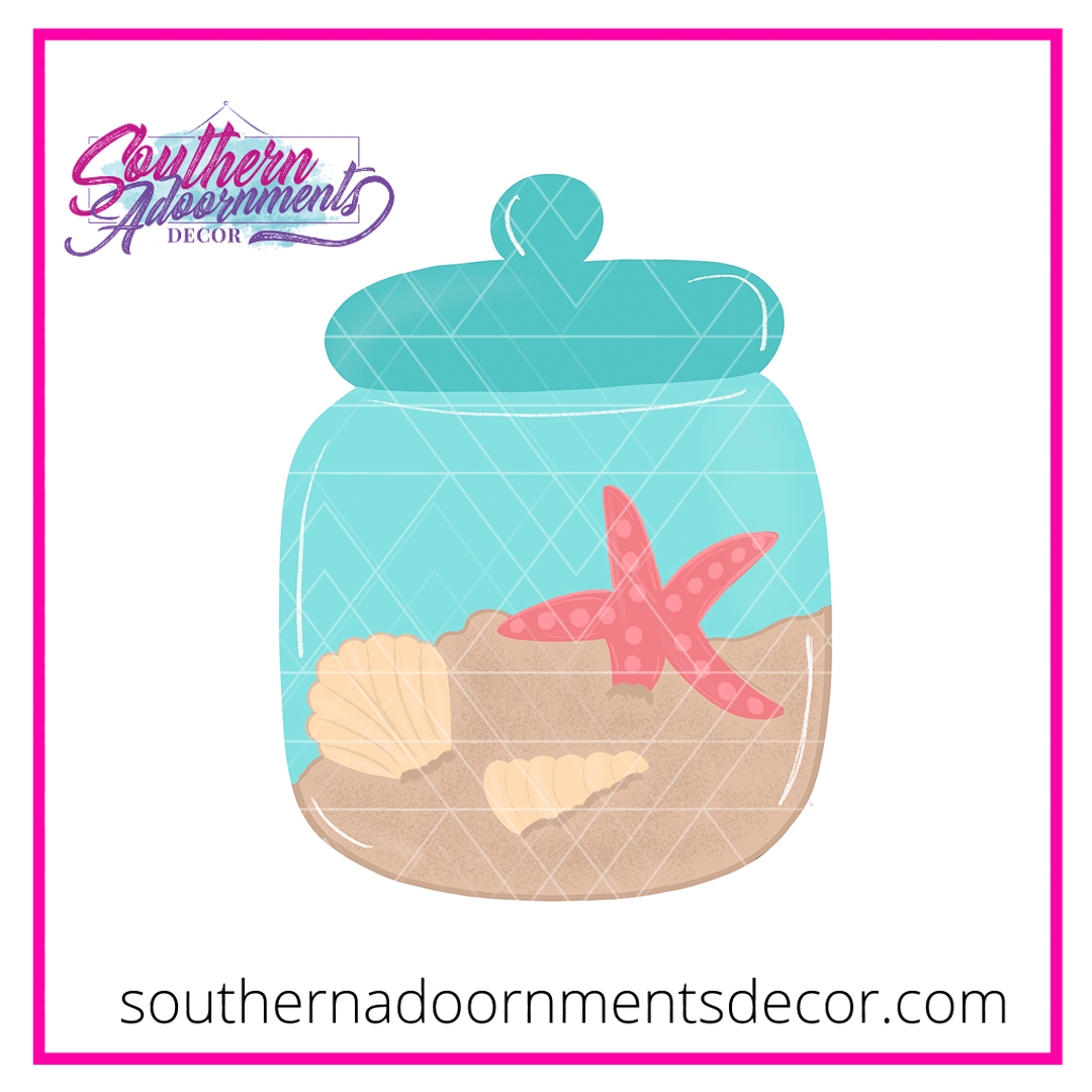 Beach in a Jar Blank