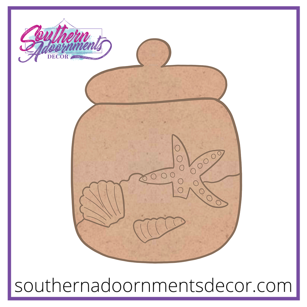 Beach in a Jar Blank