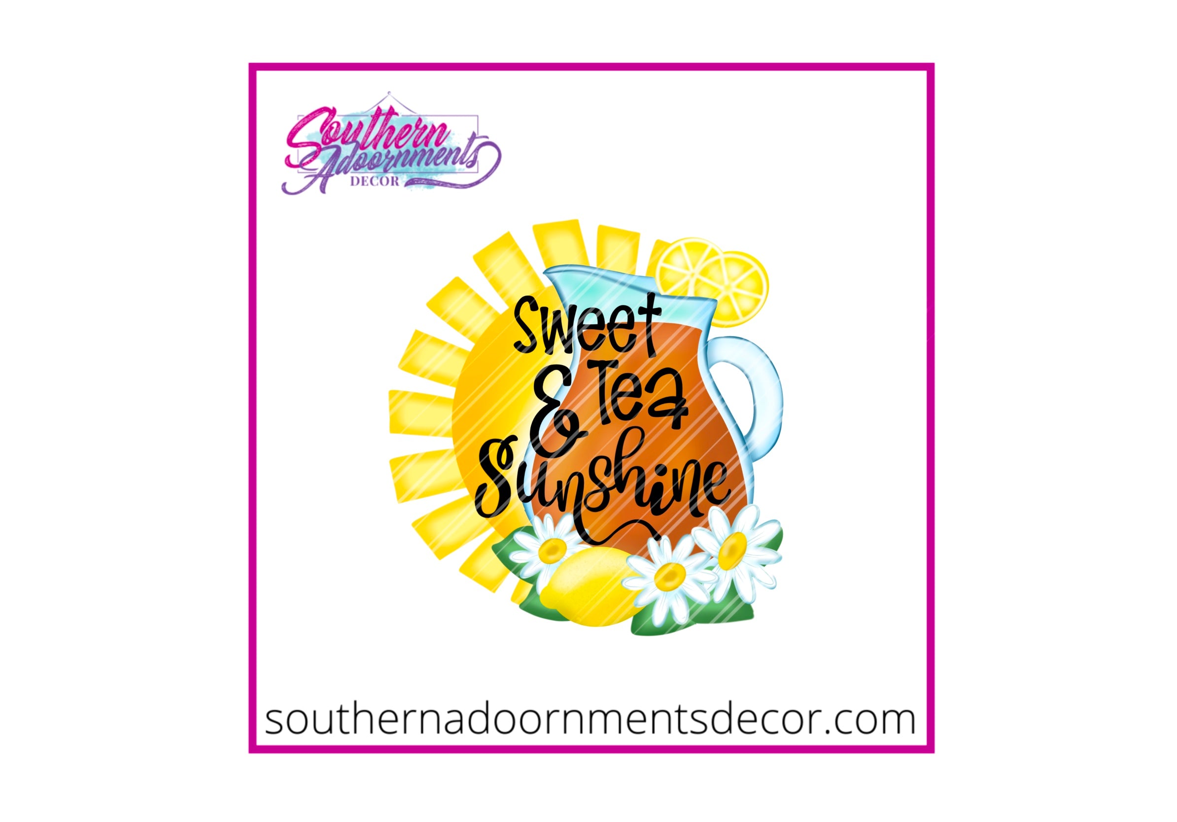 Sweet Tea and Sunshine Blank
