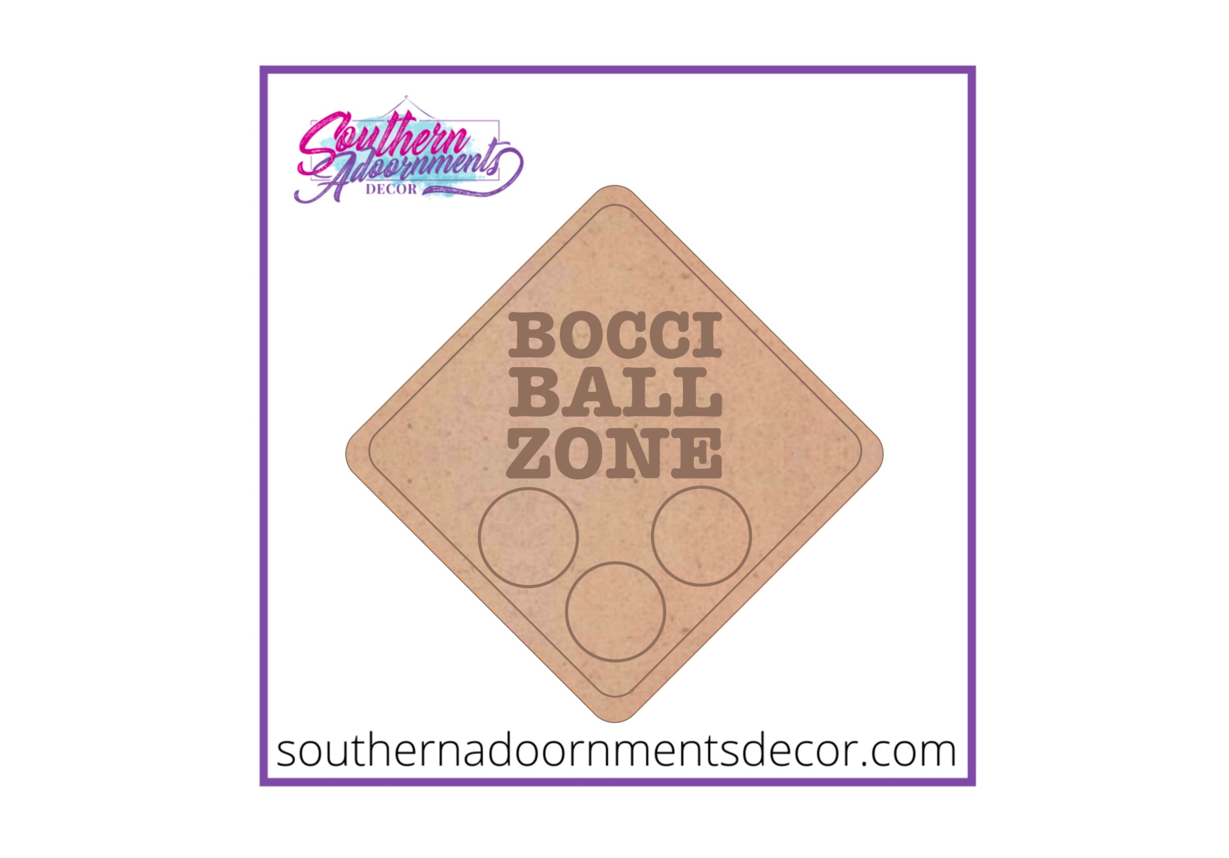 Bocci Ball Zone Blank