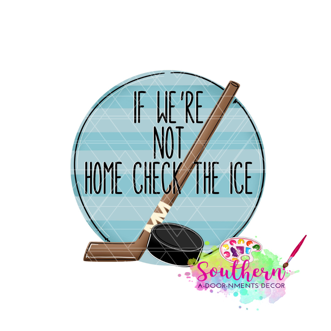 Check the Ice Blank