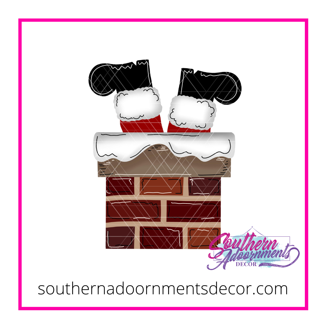 Chimney Santa Blank