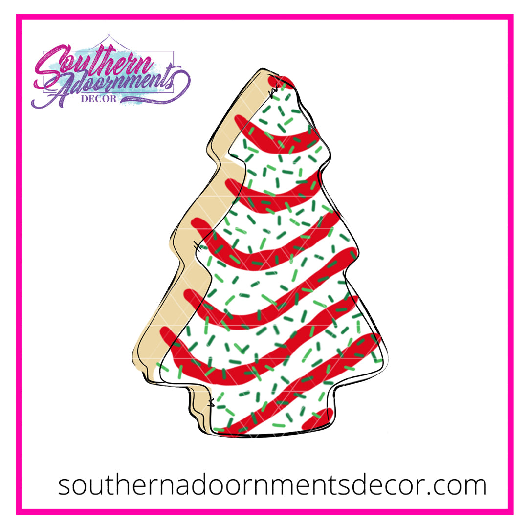 Christmas Tree Cake Blank
