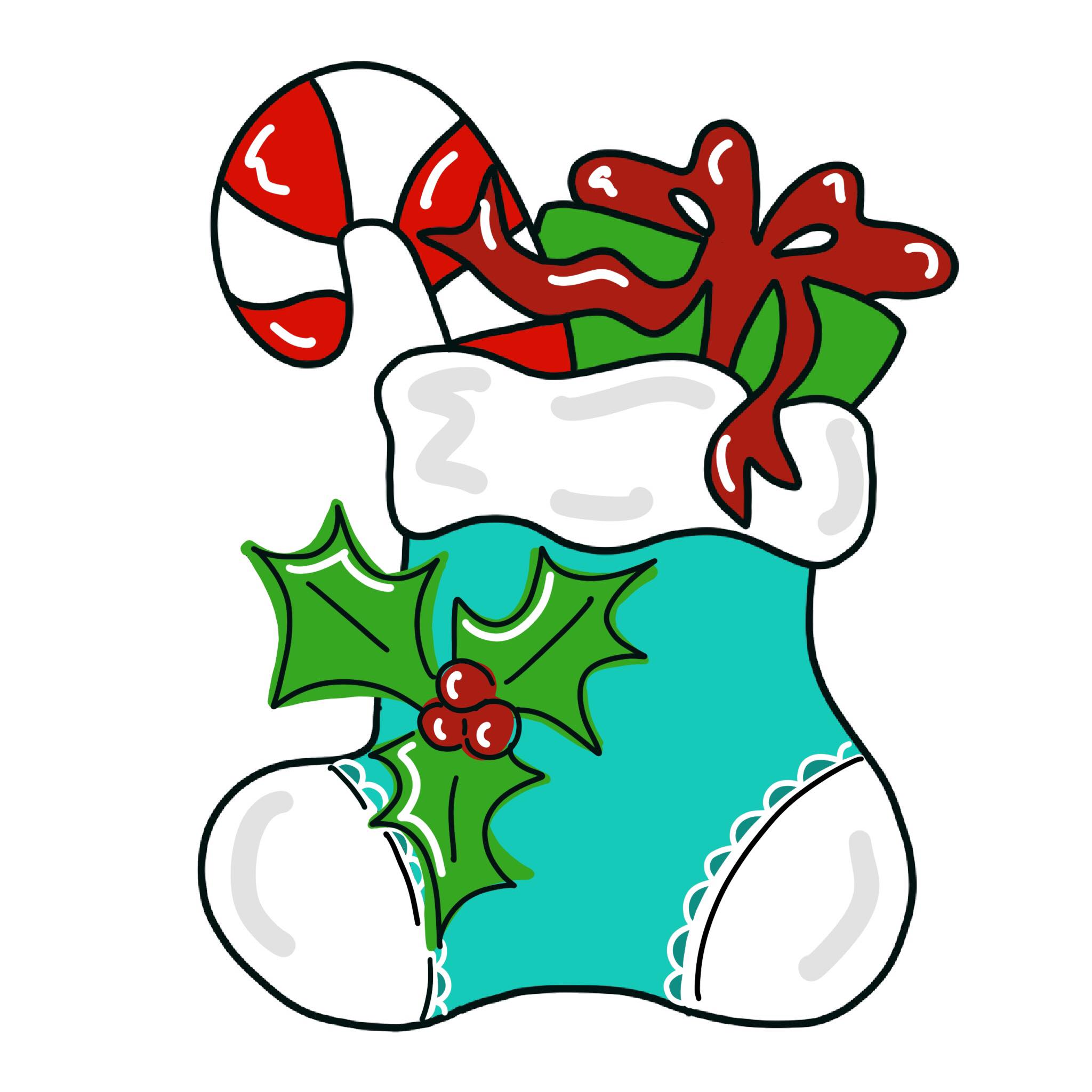 Christmas Stocking Wooden BLANK
