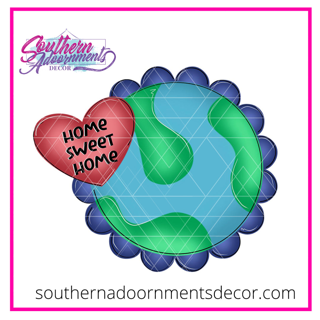 Earth Home Sweet Home Blank