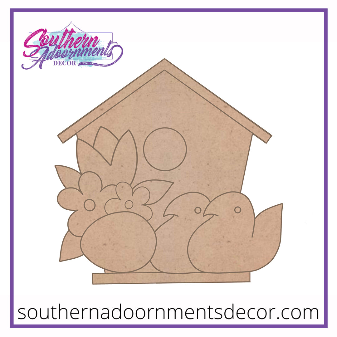 Easter Birdhouse Blank