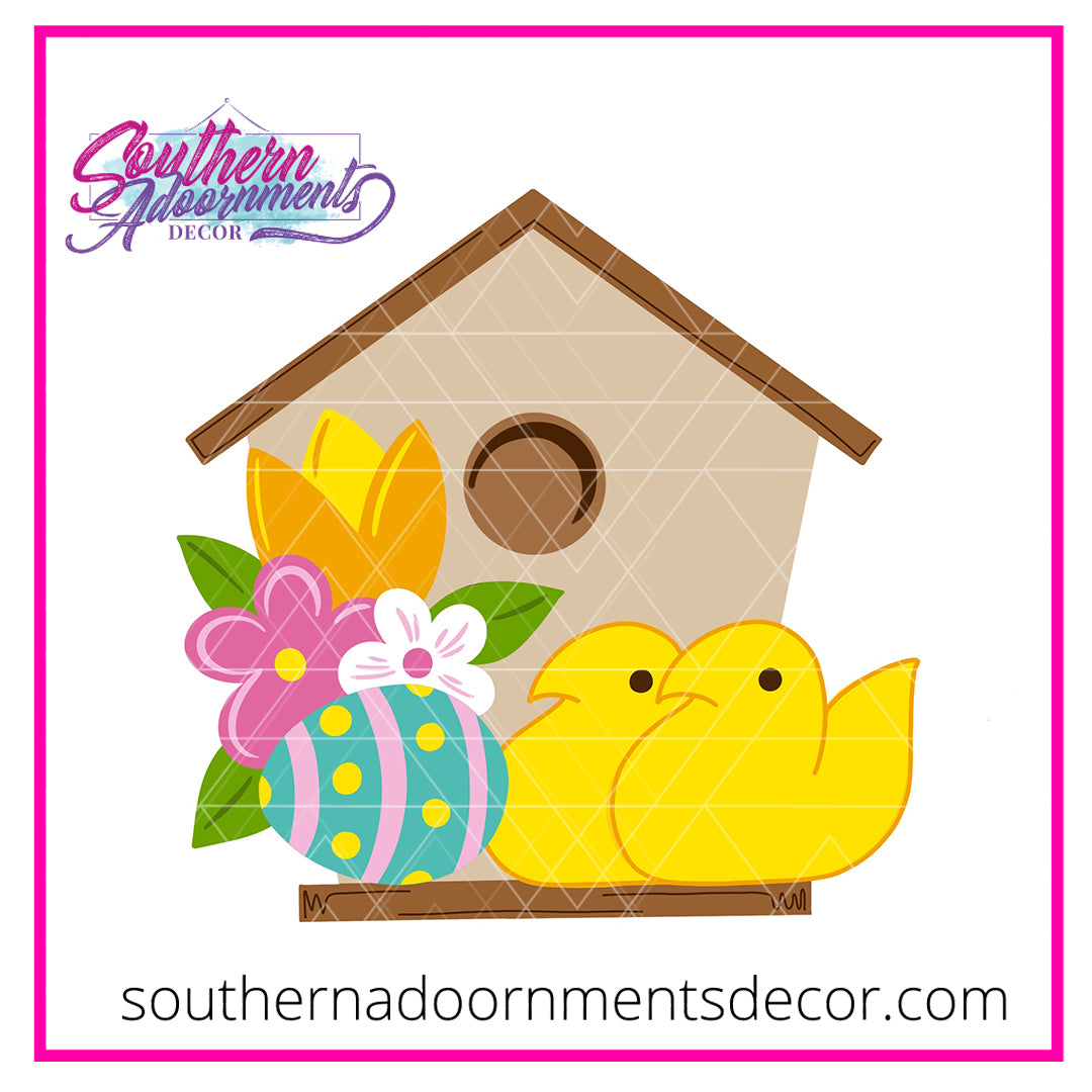 Easter Birdhouse Blank