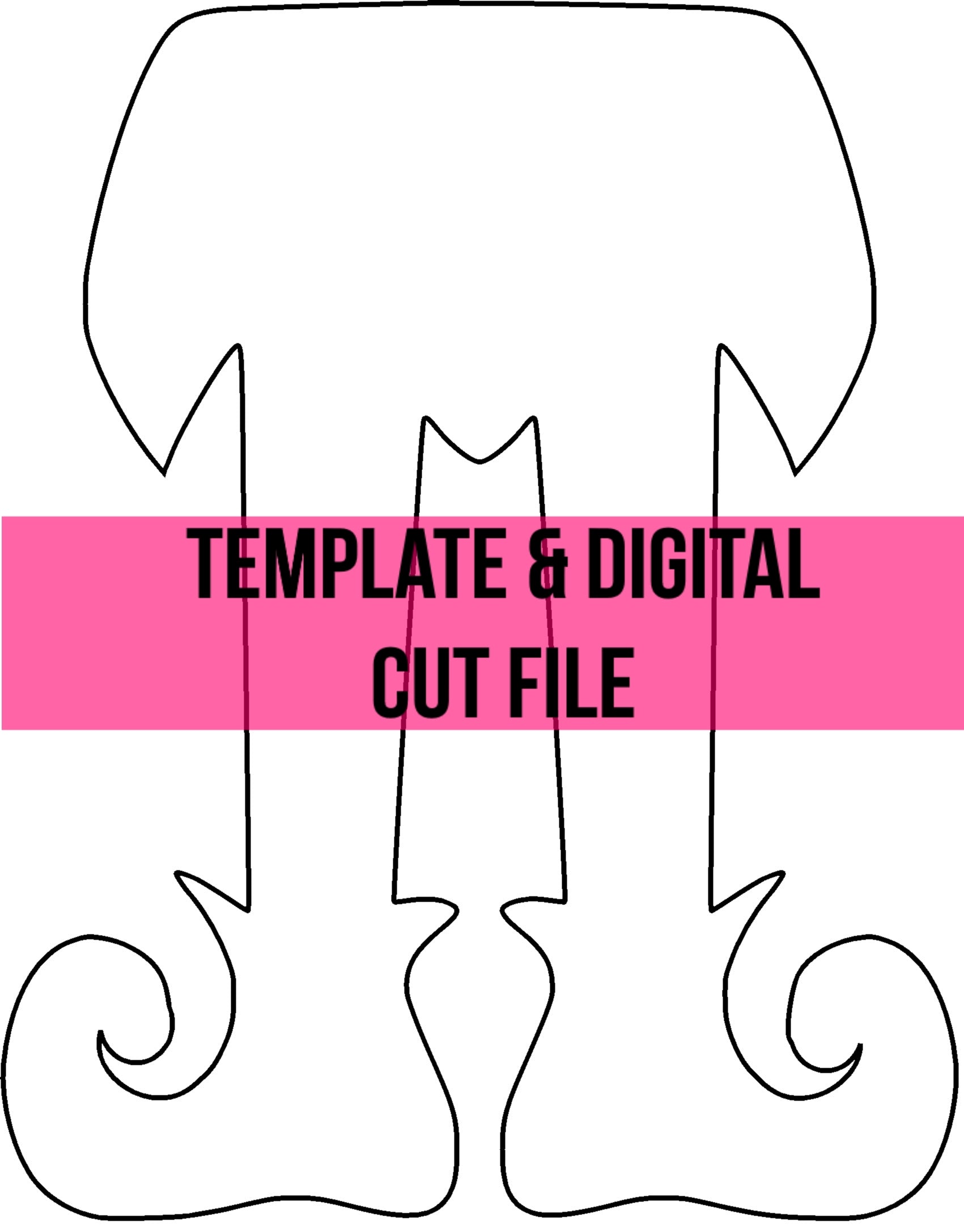 Elf Feet Template & Digital Cut File – Southern Adoornments Decor elf-feet-template-digital-cut-file-southern-adoornments-decor