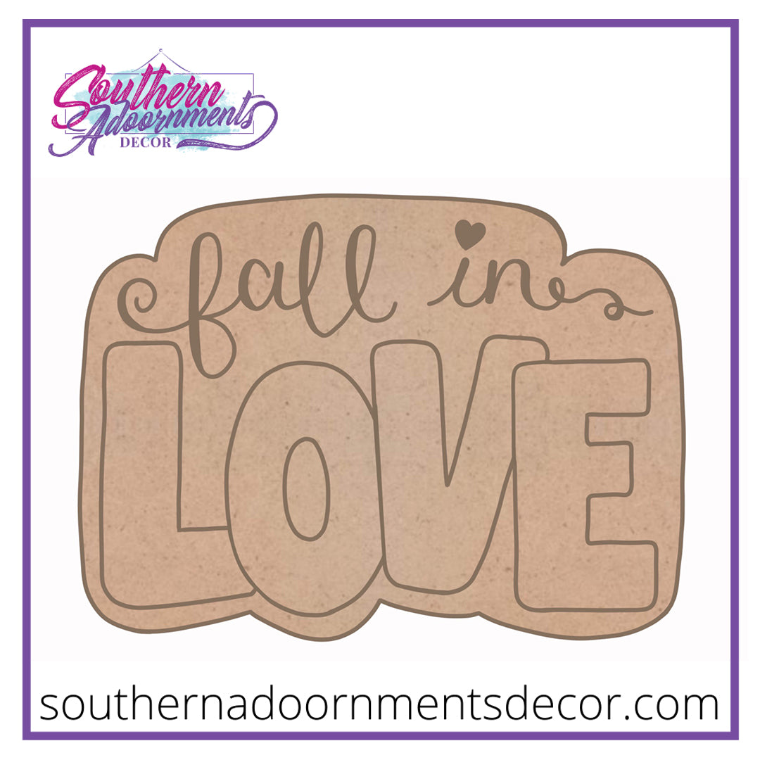Fall in Love Blank