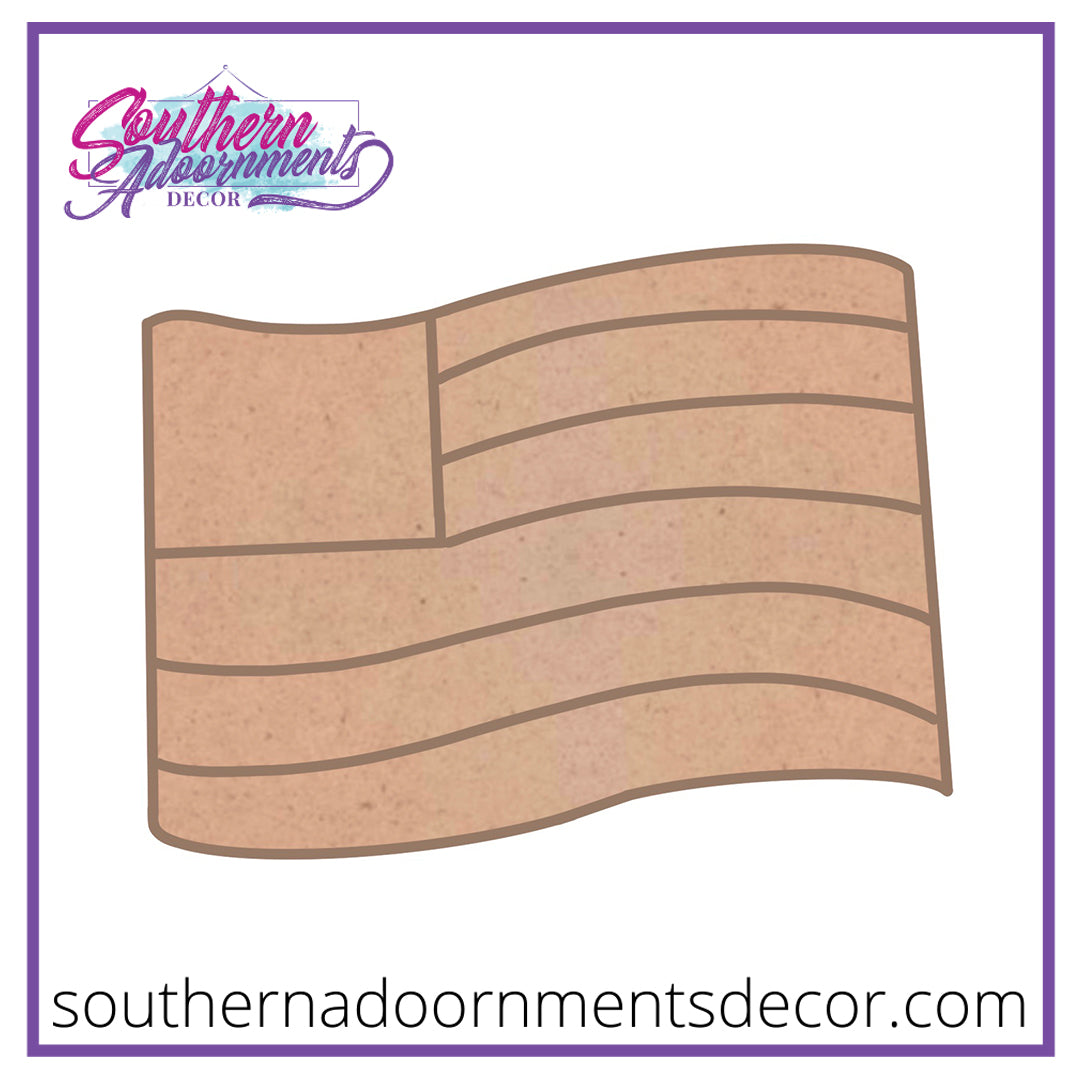 Flag Wooden Blank