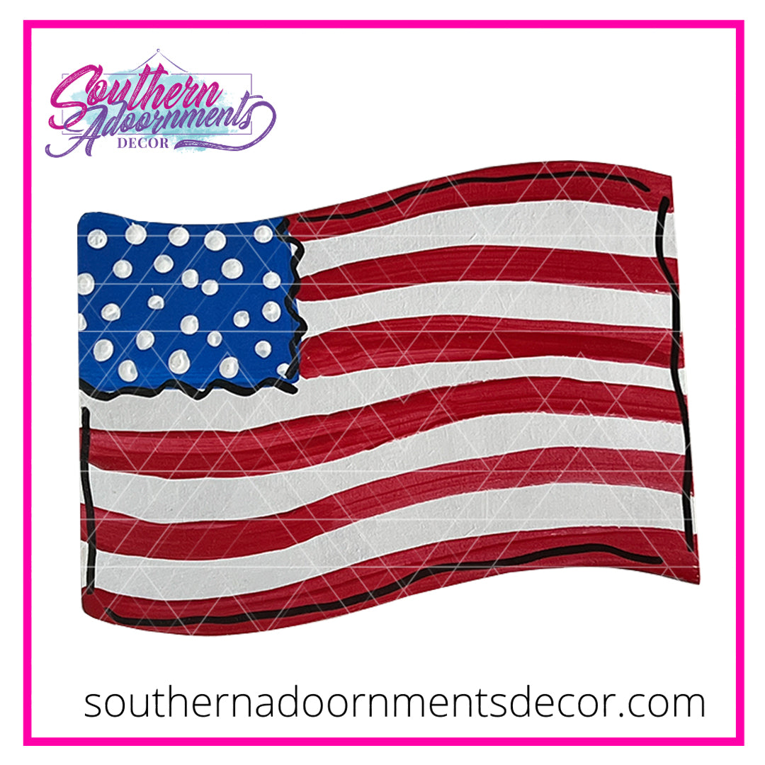 Flag Wooden Blank