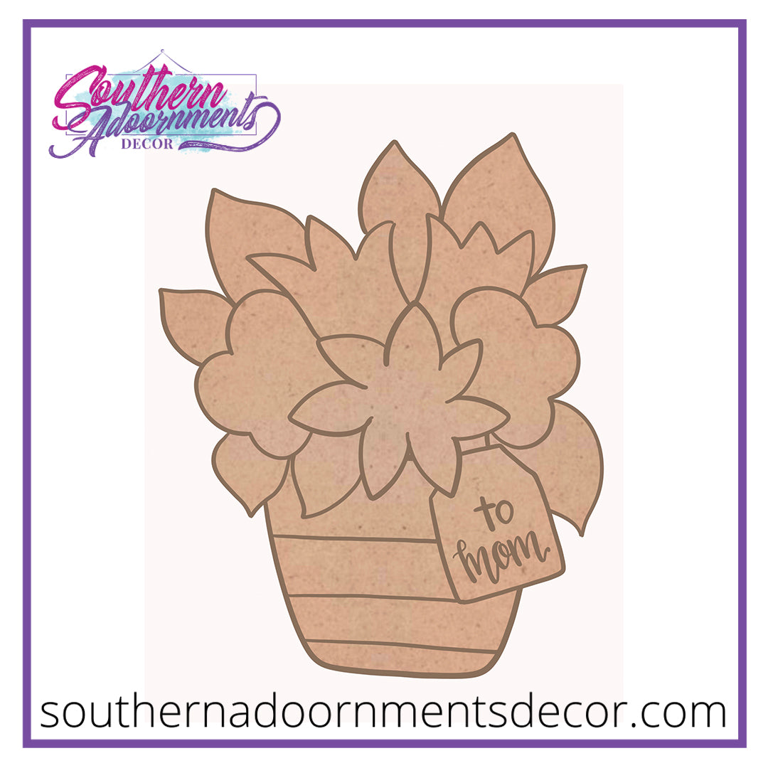 Flowers for Mom Blank