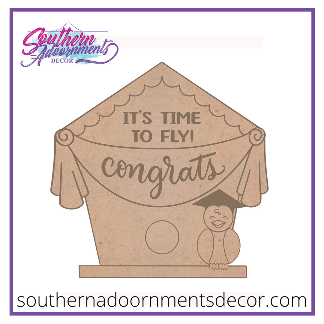 Graduate Birdhouse Blank
