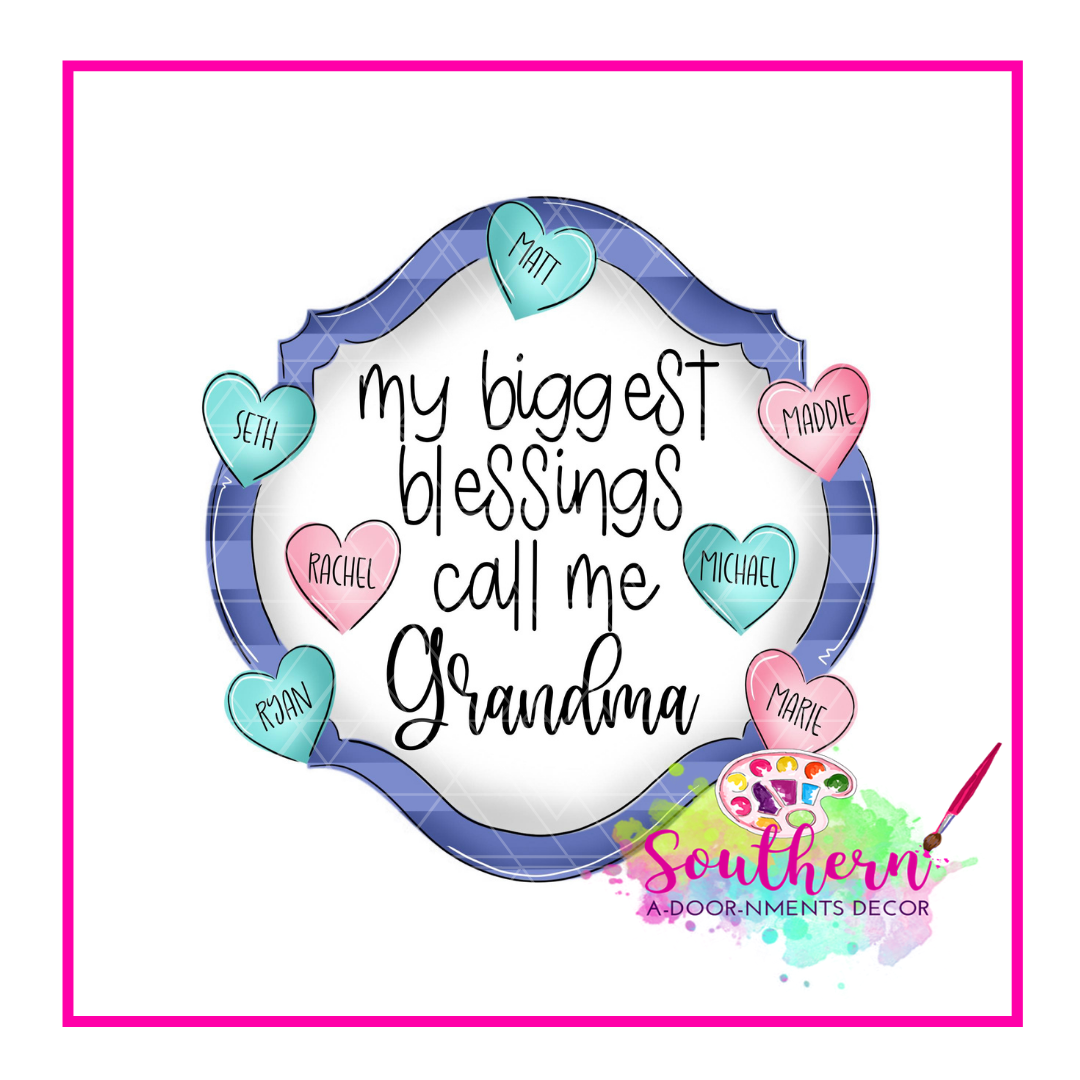 Grandmas Blessing Template & Digital Cut File