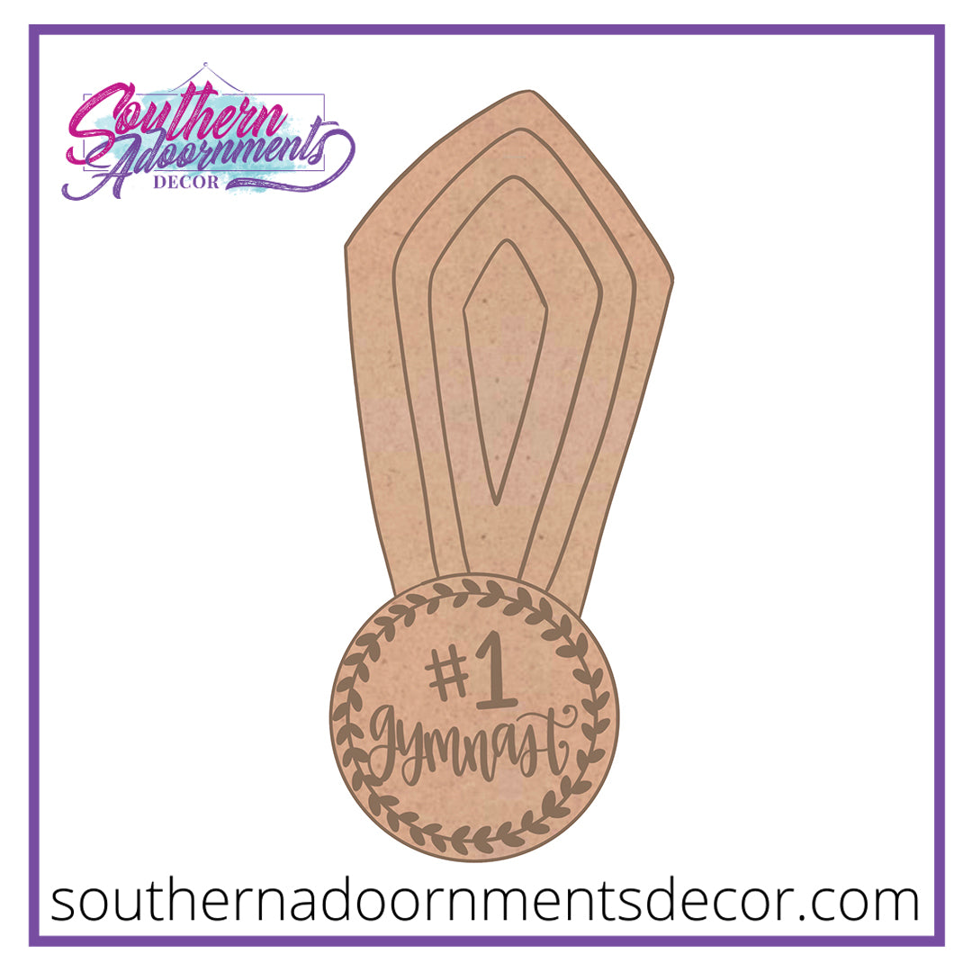 Gymnastic Medal Blank