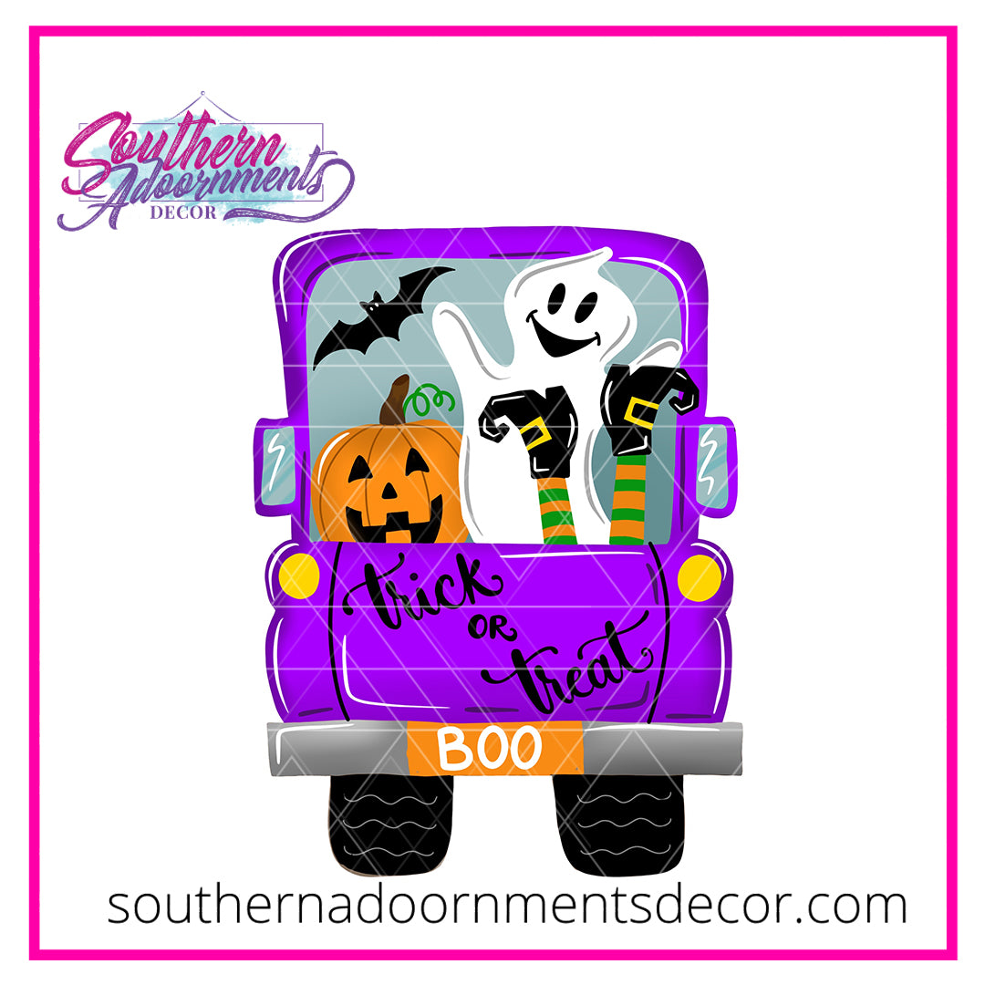 Halloween Truck Rear Blank