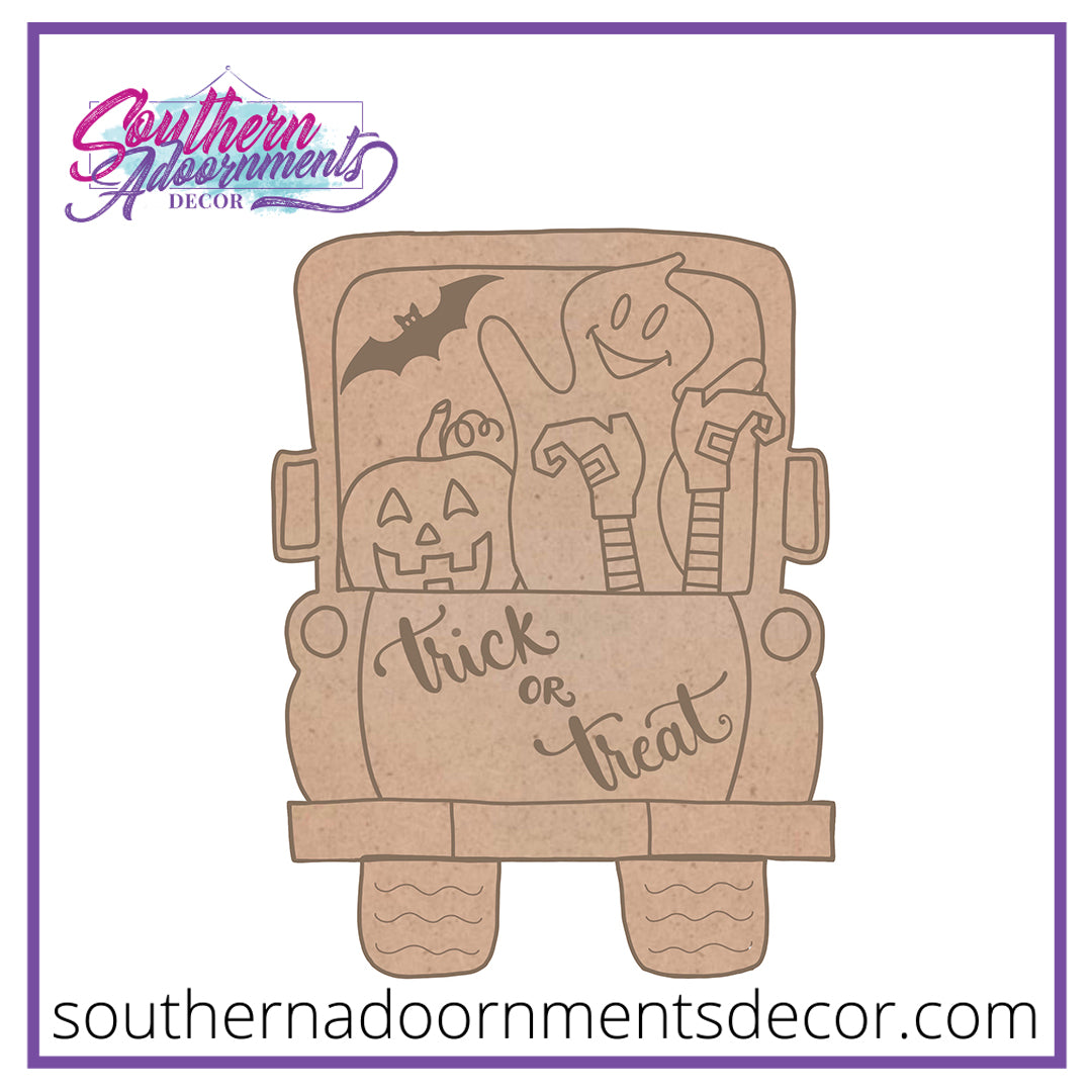 Halloween Truck Rear Blank