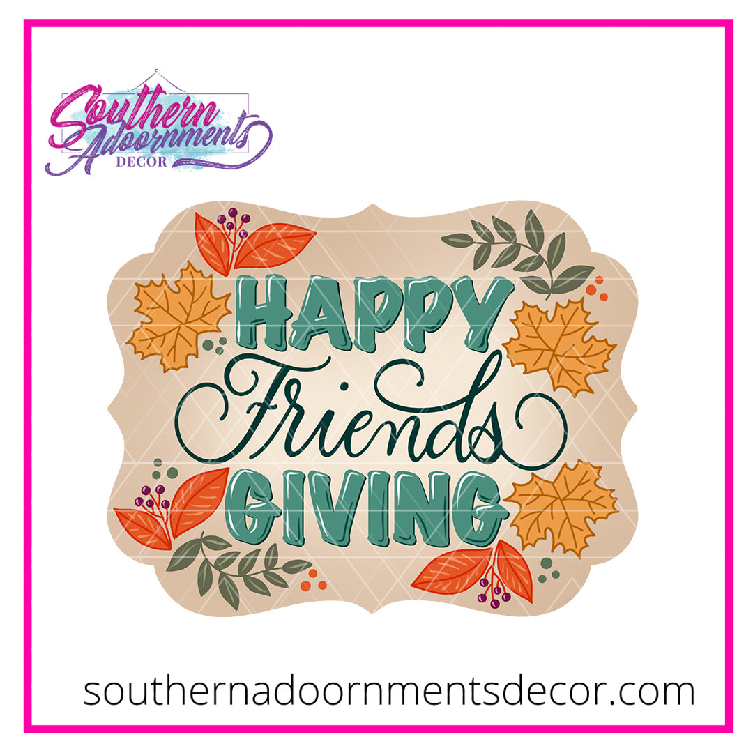 Happy Friendsgiving Blank