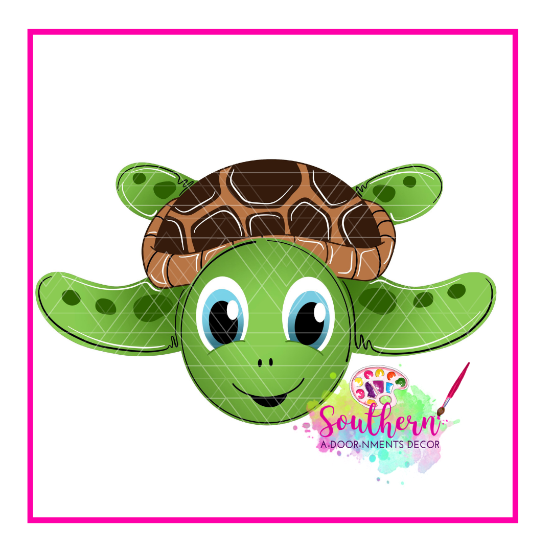 Happy Sea Turtle Blank