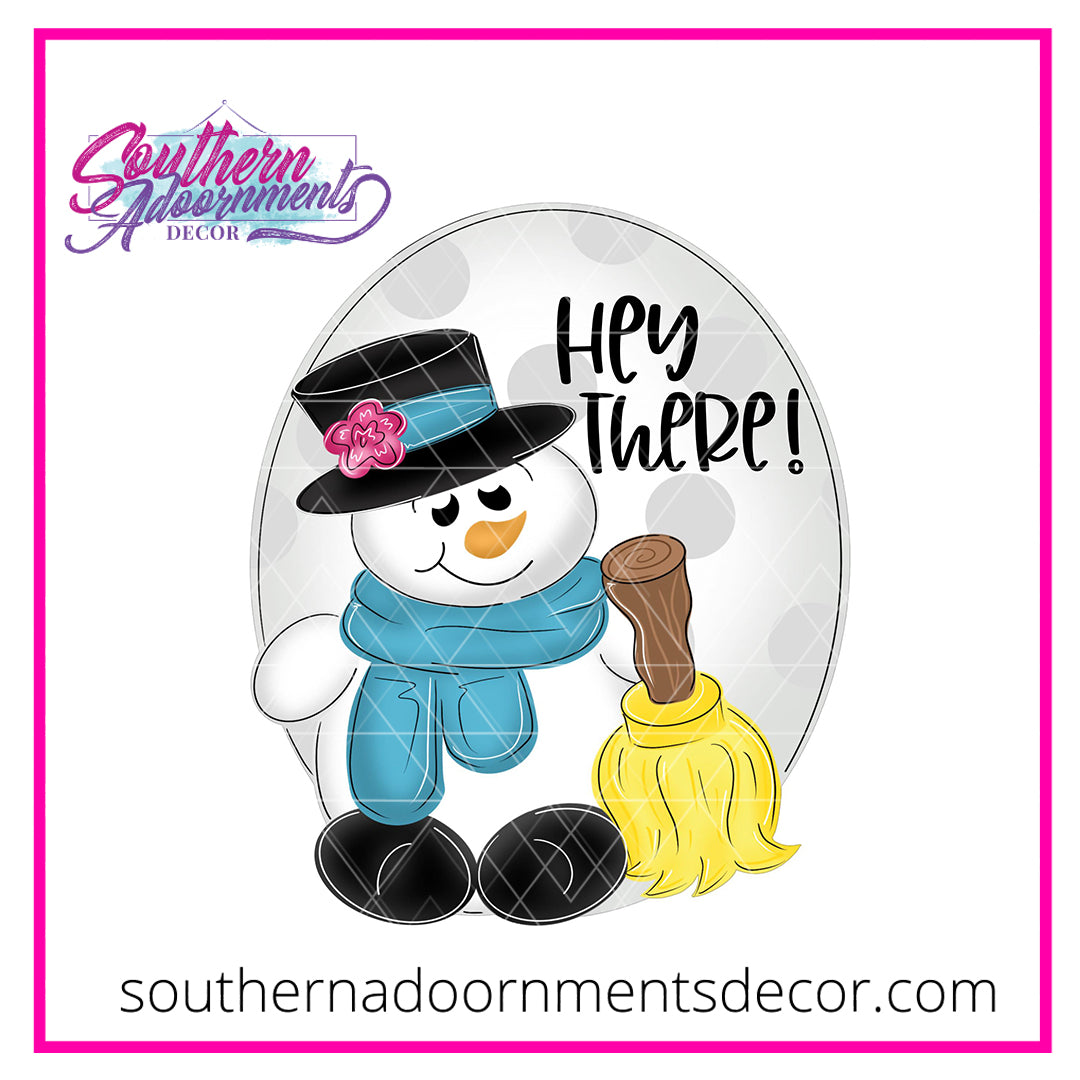 Hey there Snowman Blank