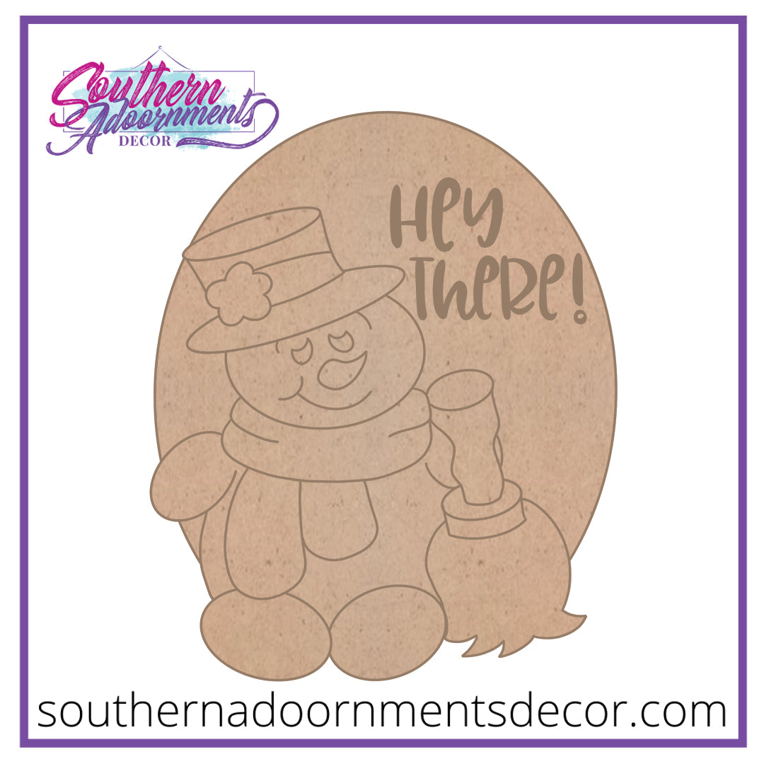 Hey there Snowman Blank