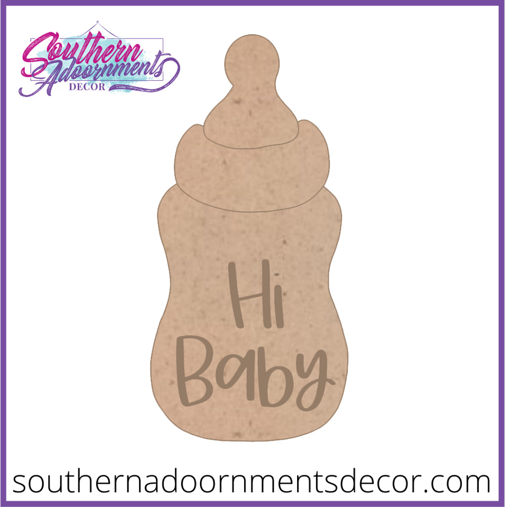 Hi Baby Bottle Blank