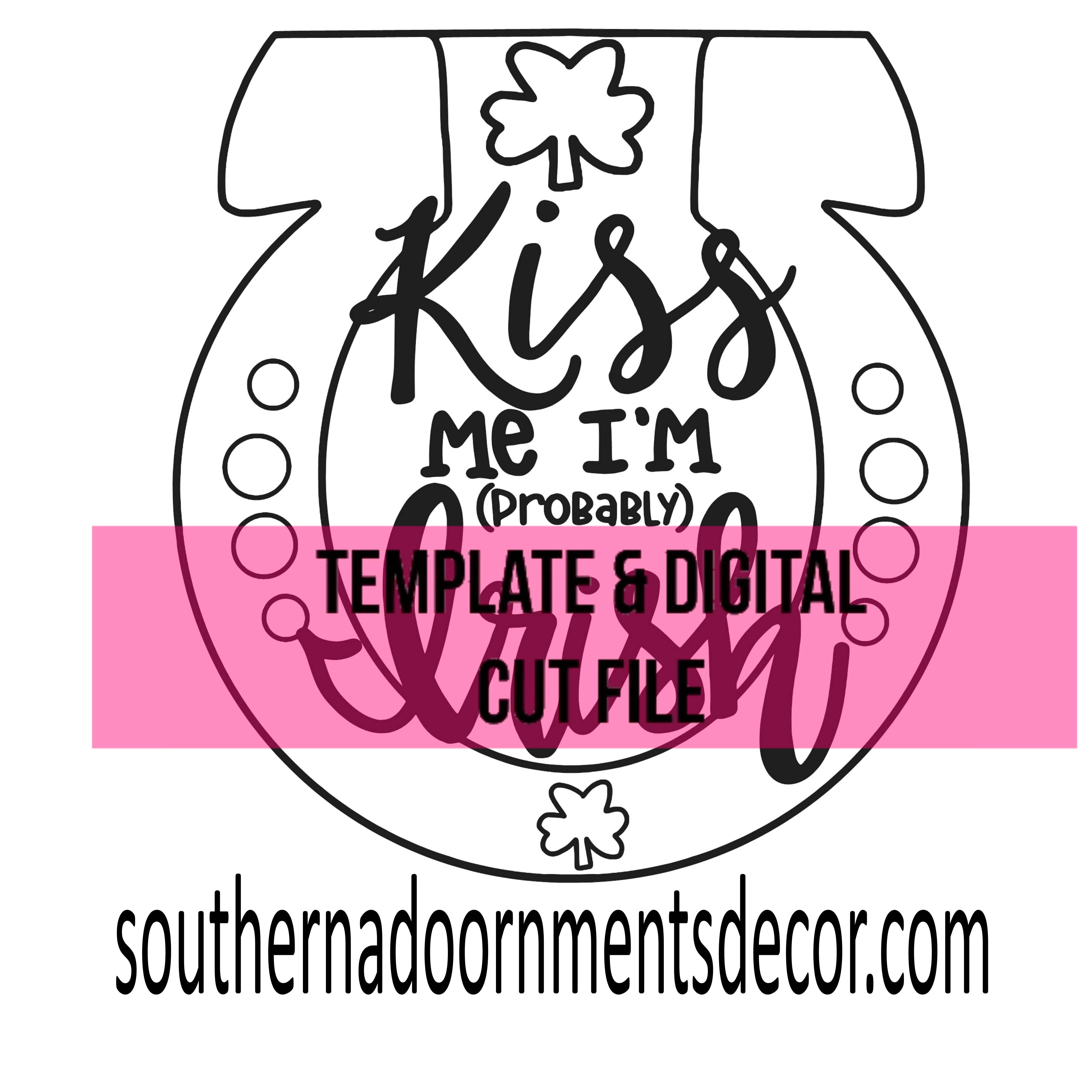 Horseshoe Template & Digital Cut File