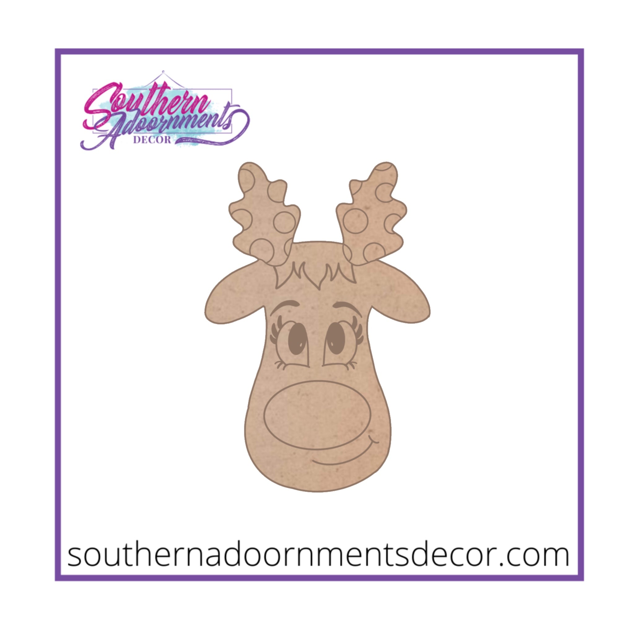 Reindeer Wooden Blank